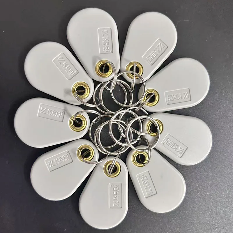 5/10Pcs ID 125KHz T5577 Writable RFID Key Tags Ring Tokens Keyfobs 5200 Rewritable Access Card Keychain Copy Clone Duplicate