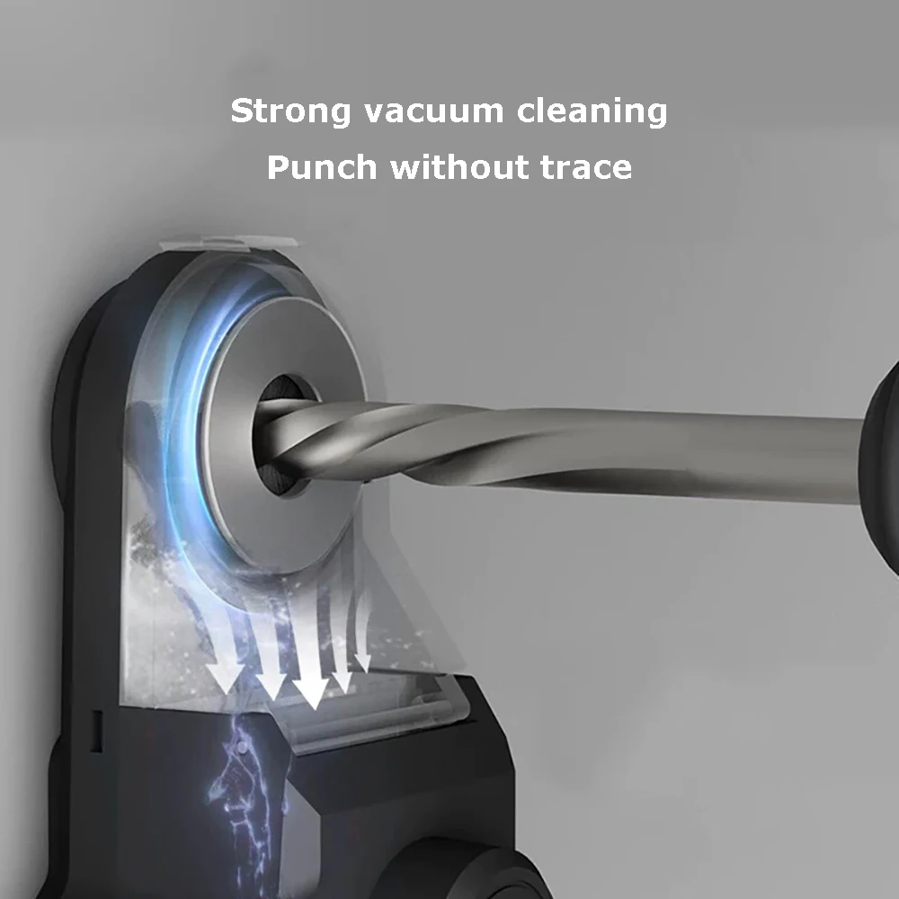 35ml caixa de poeira visual usb tipo c universal martelo elétrico broca poderoso limpador poeira coletar sucção