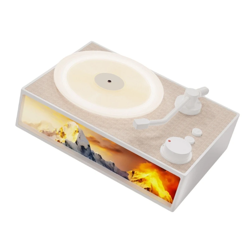 Multifunctional Retro Bluetooth-compatible Speaker Diffuser Record Player