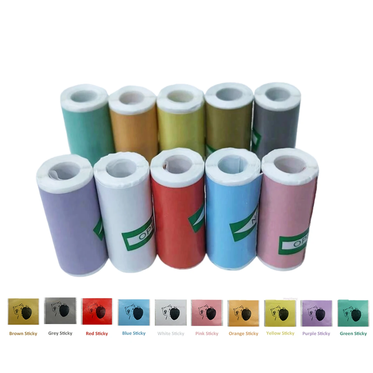 

57x25mm Non-Adhesive Thermal Paper - BPA-Free for Portable Printers (PeriPage), Study Notes/Checklists/Office Use