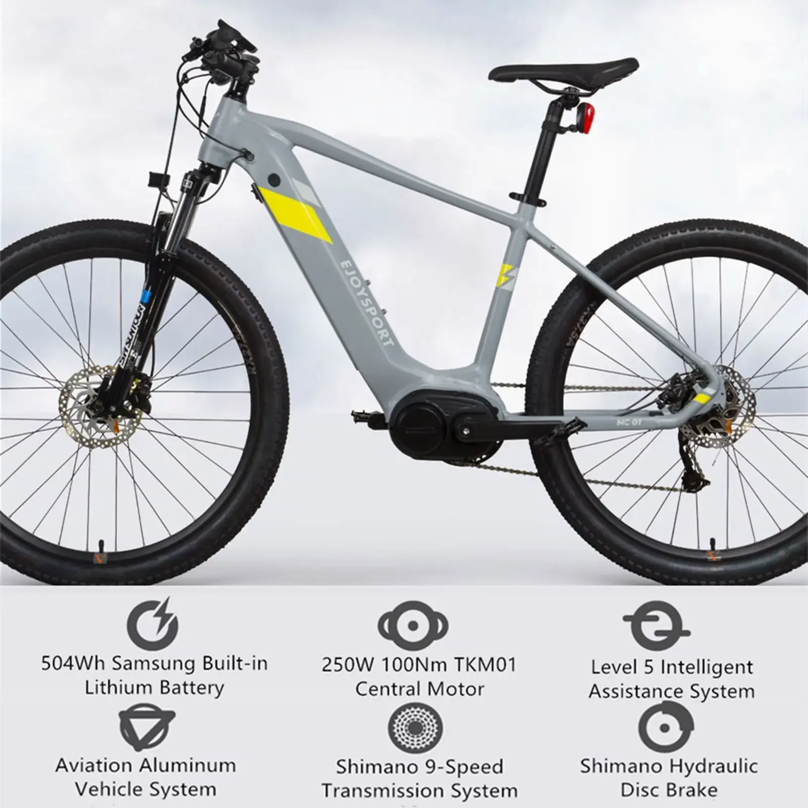 Full Dual Suspension E MTB Mountainebike Mountain Ebike Electric Bike Bicycle Wholesale Bike 250 Watt 500 W E-bike