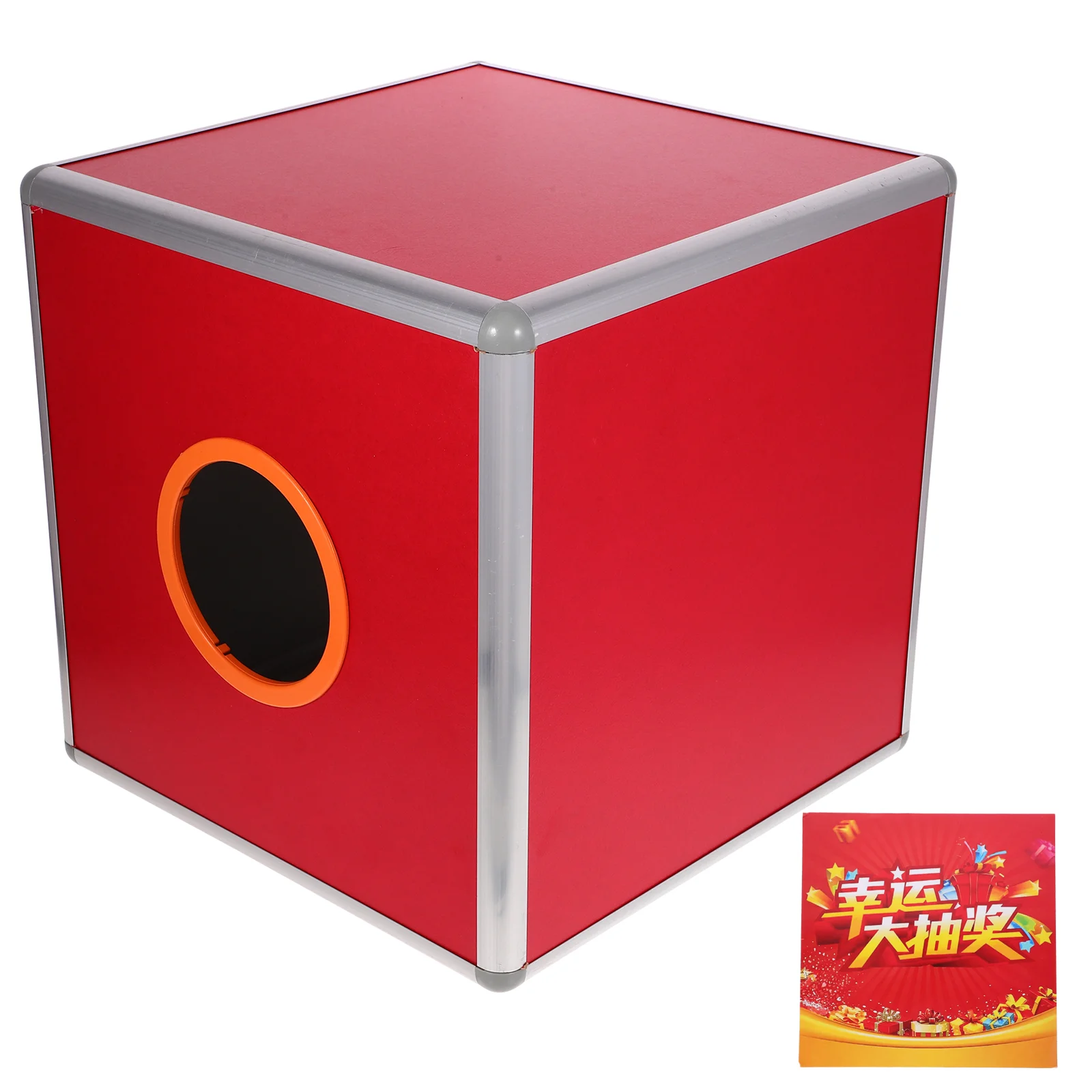 

1PC Aluminium Alloy Lottery Box Lottery Box Storage Bin Prize Promotional Box Storage Box