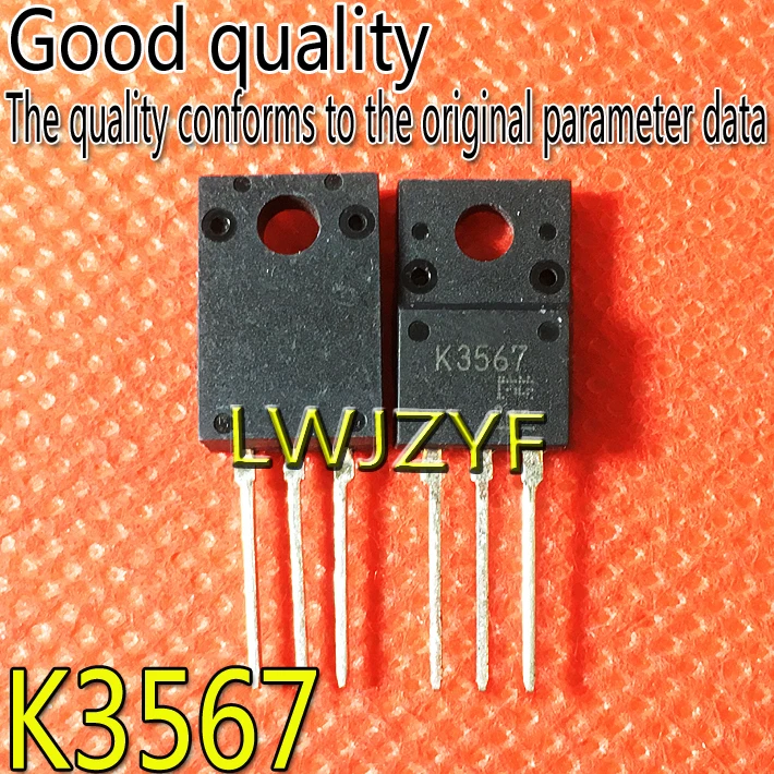 (5Pieces) New  K3567 2SK3567  TO-220F  MOSFET Fast shipping