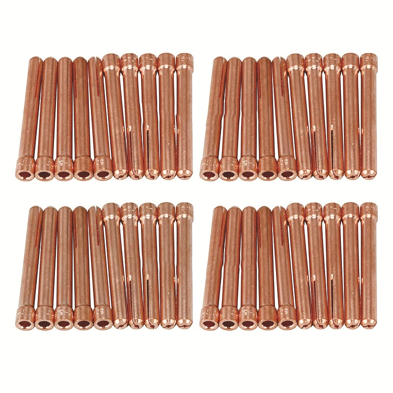 4/8PCS Argon Welding Torch Consumable 1.6mm 2.0mm 2.4mm 3.2mm  WP17 WP18 WP26 Tungstens Electrodes Collet