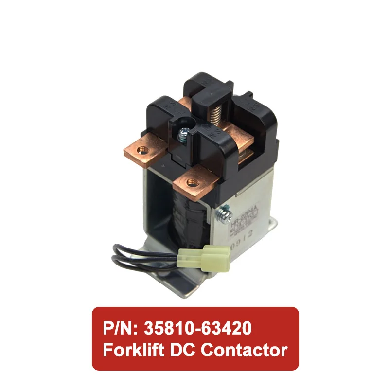 OEM Electric Forklift Parts 48V DC Contactor 35810-63420 35810-63421 HR-22P4A Main Power Contactor for Nichiyu FB10-30 FBR10-30