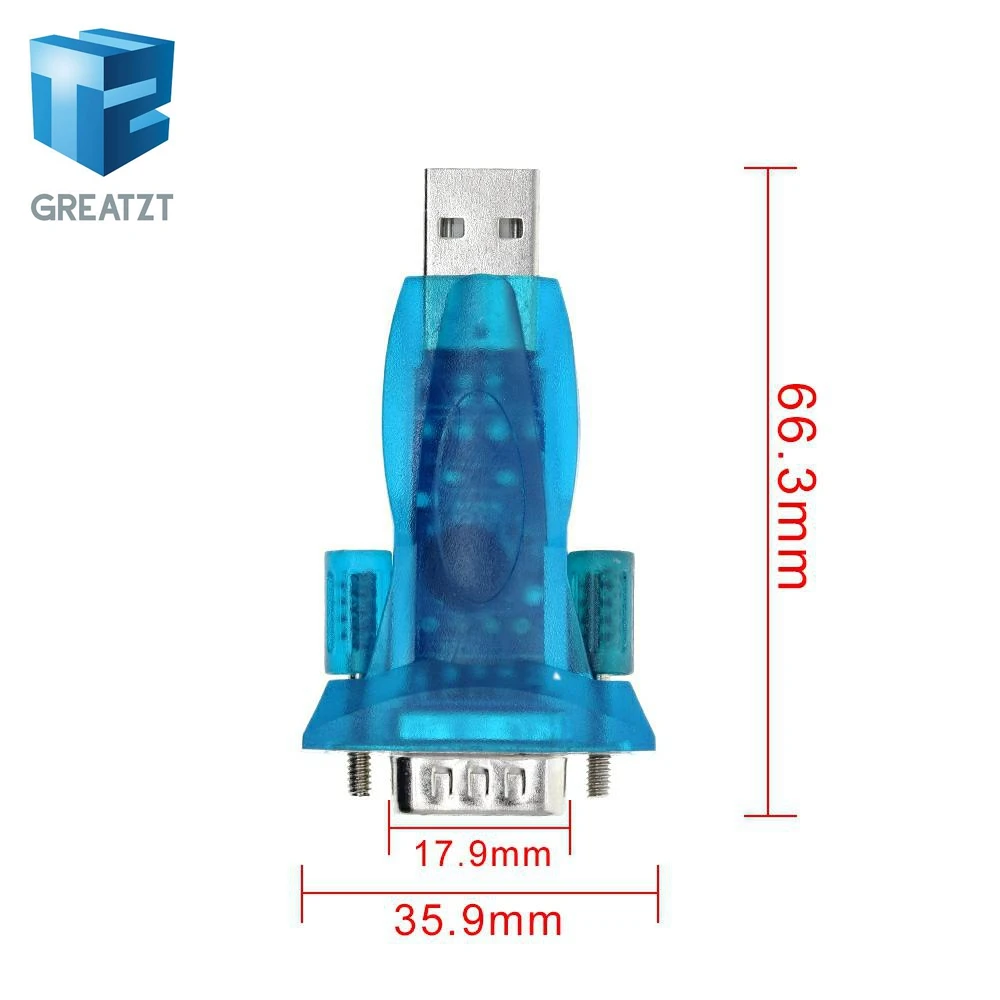 GREATZT HL-340 USB to RS232 COM Port Serial PDA 9 pin DB9 Adapter support Windows7-64