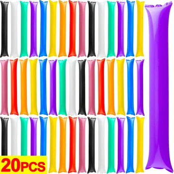 Bâton de carburant gonflable à ballon Long coloré, vente en gros, bâton de boucher, fête de sport, accessoires de joie, fabricant de bruit