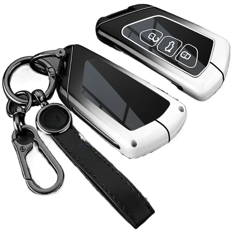 

Premium Zinc Alloy Key Cover Case for Volkswagen Magotan B9/B8 380 (2023-2024) - Protective Key Fob Shell Key Bag Chain