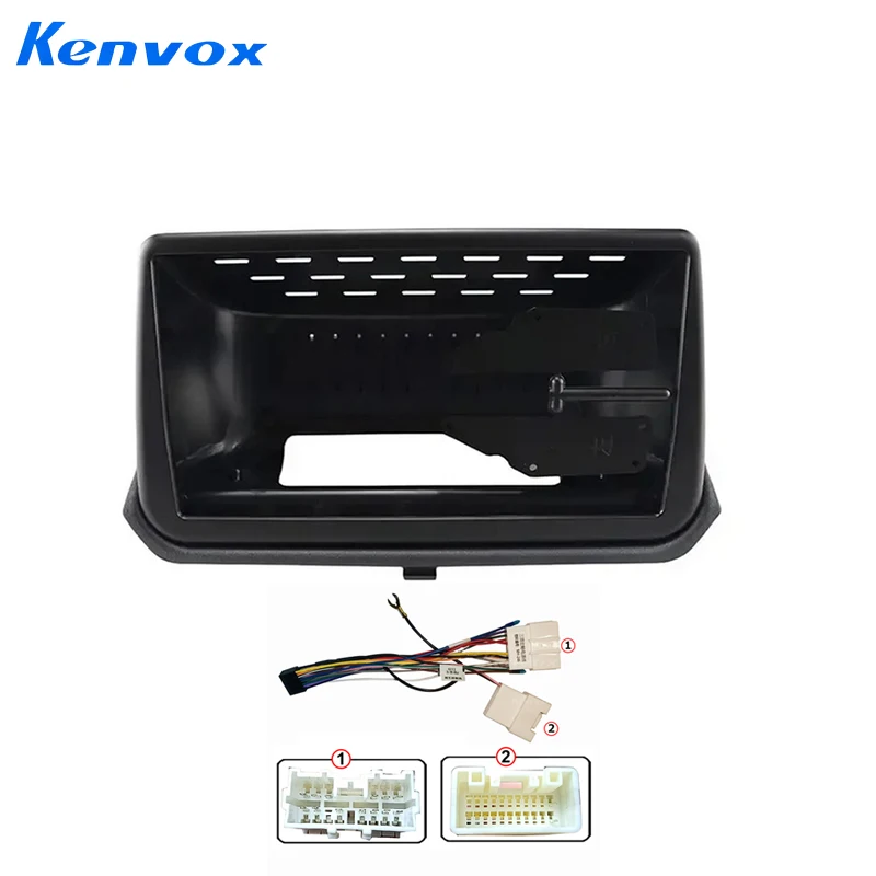

9 Inch Car Frame Fascia Cable Adapter Android Radio Dash Fitting Panel Kit For Mitsubishi Pajero iO 1998 -2007