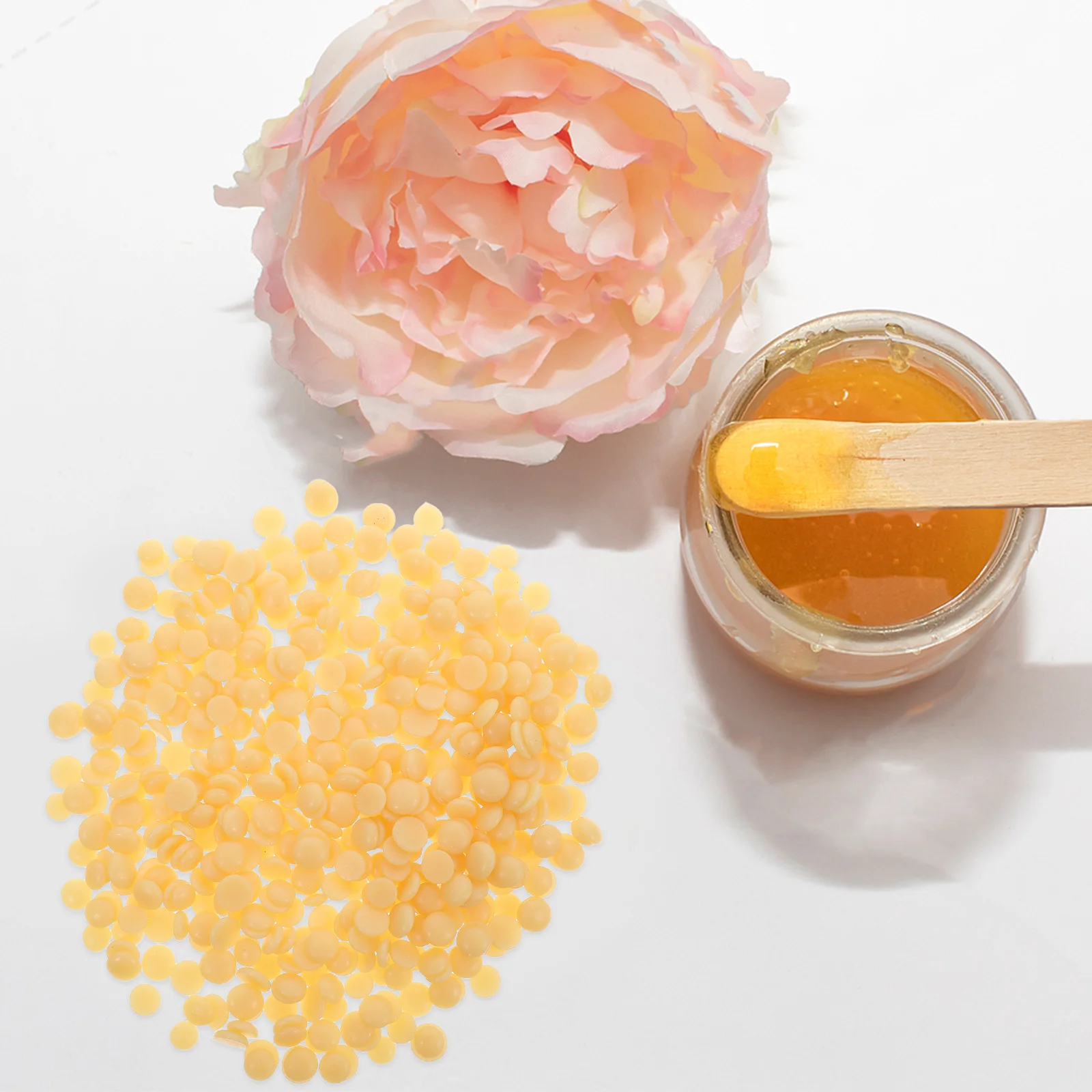 

Hot Wax Beans Hair Removal Cream for Arms Legs Face Underarms Nose Facial Waxing Beads Longlasting Smoothness Gentle Formula