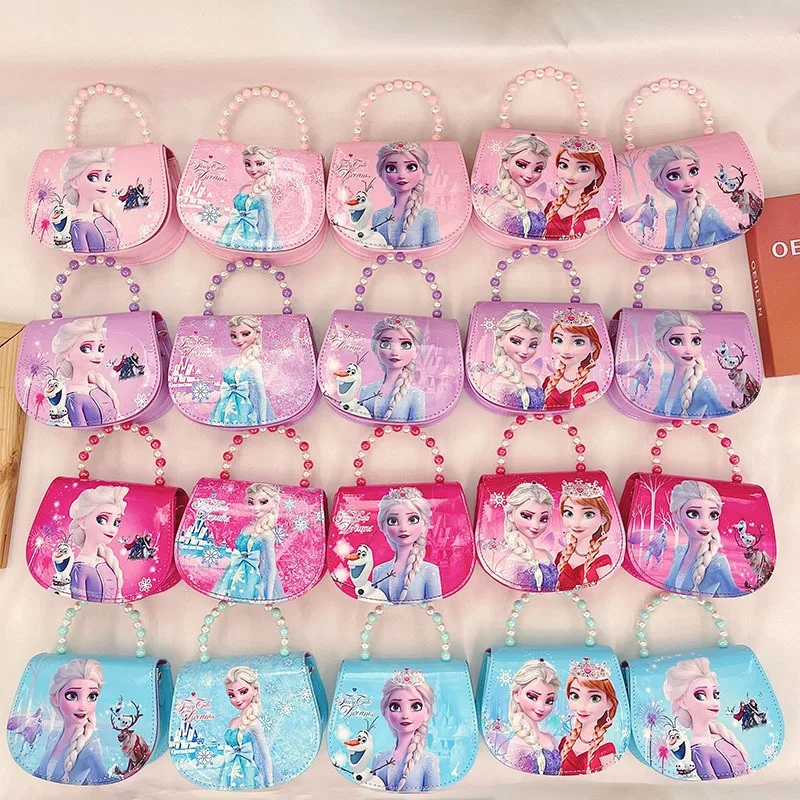 Disney Frozen Kids Bag for Girls Children Waterproof Kawaii Shoulder Crossbody Bag Travel Outdoor Princess Series