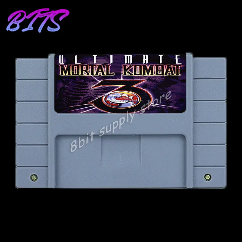 

16bit game card：ULTIMATE MORTAL KOMBAT 3 ( USA Version!! )