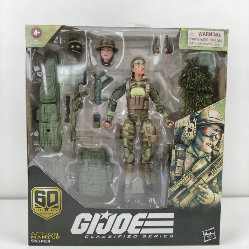 متوفر في المخزون الأصلي G.I.Joe سلسلة مصنفة 1/12 Dreadnok Road Pig & Rawkus عمل قناص بحري عمل نموذج لجسم لعبة هدية