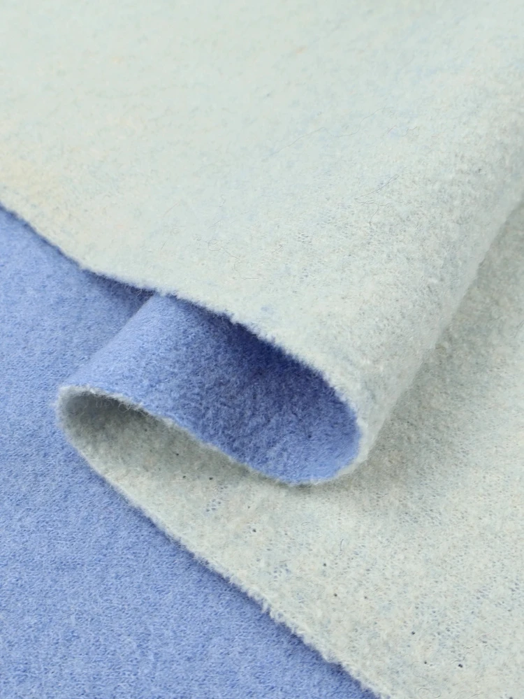 

Micro Elasticity High Density Knitted Wool Fabric for Drape Soft Coat Skirt Set Clothing Cloth Diy By The Meter Sewing Material