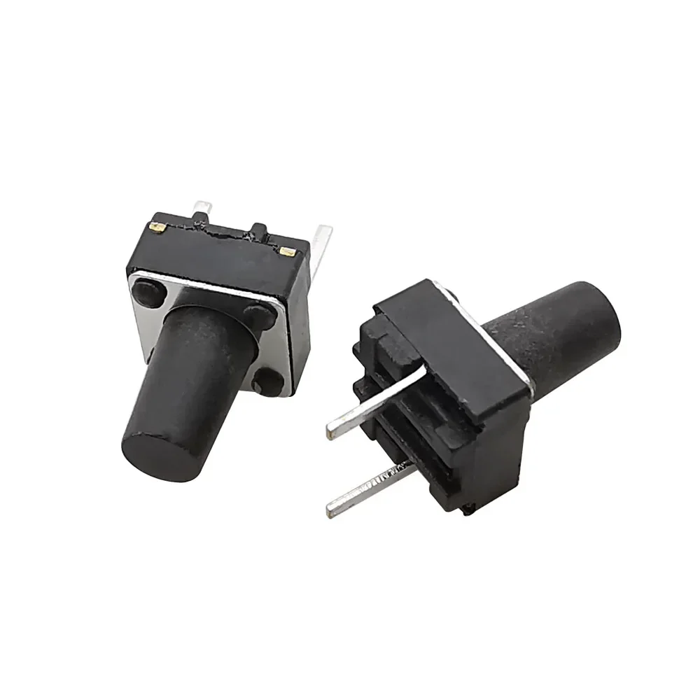 20/50/100 Pz Micro Interruttore Tattile Momentaneo Tact DIP Switch 2Pin 6x6mm Micro Touch Interruttore di Pulsante alto 5mm 6mm 7mm 8mm 9mm