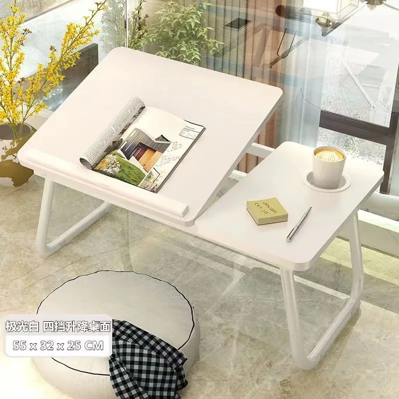 Bed foldable lifting computer desk small table notebook student dormitory lazy study table writing table desk