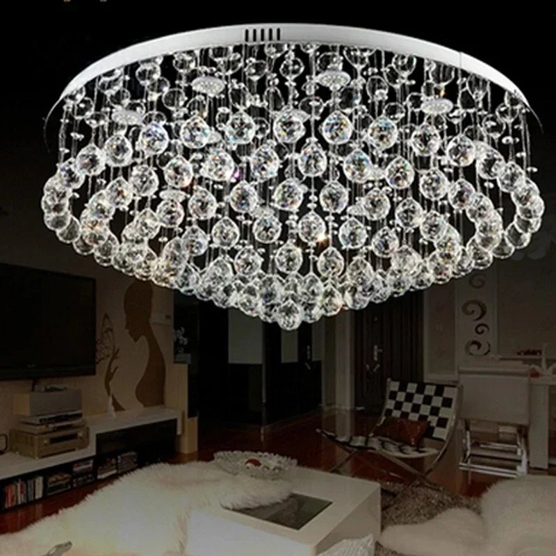 contemporary chandelier ceiling crystal light LED crystal chandelier modern home lighting , Dia60cm/80cm ,lustre foyer light