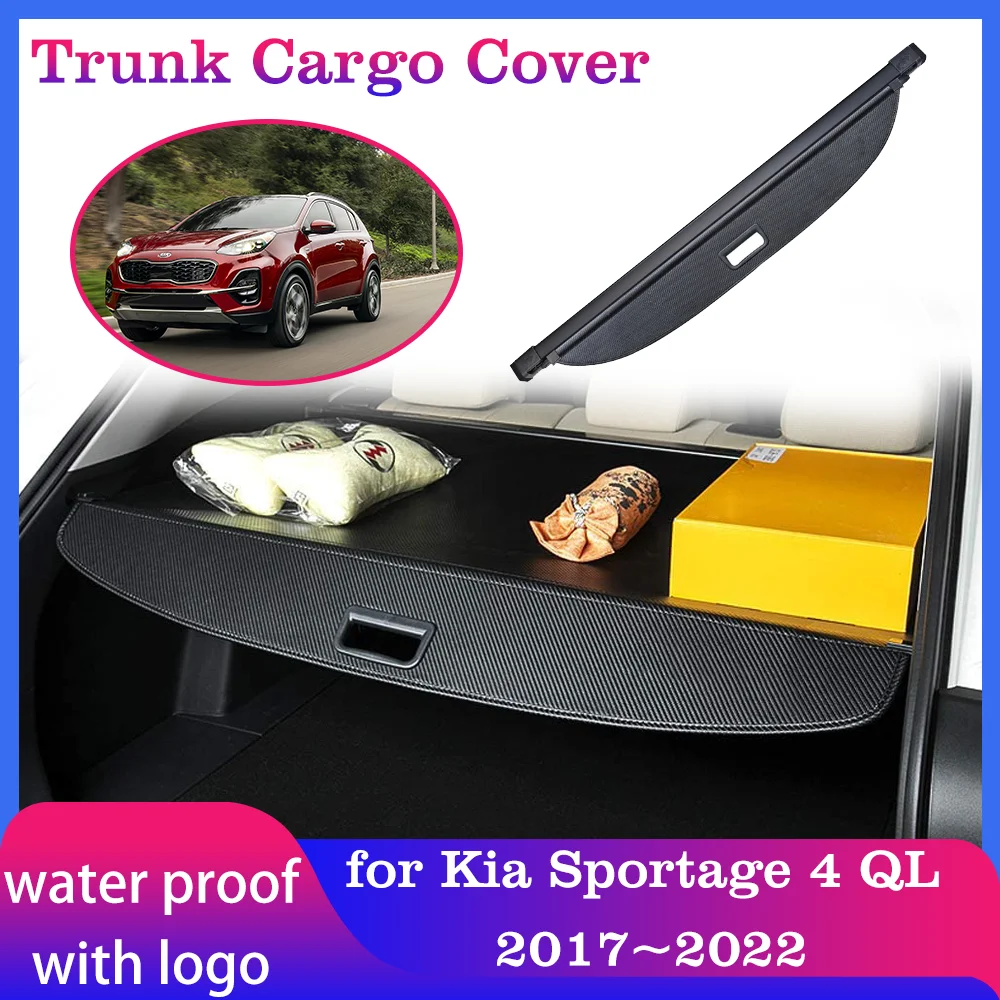 

Car Trunk Cargo Cover for Kia Sportage 4 QL GT-Line 2017~2022 Luggage Storage Boot Tray Mat Security Shielding Shade Accessories