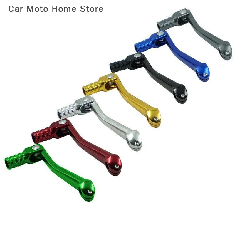 

【DM】1Pcs Motorcycle Folding Aluminum Gear Shift Lever Universal 10-11mm For 50/110/125/150/250cc ATV Dirt Bike Pit Bikes