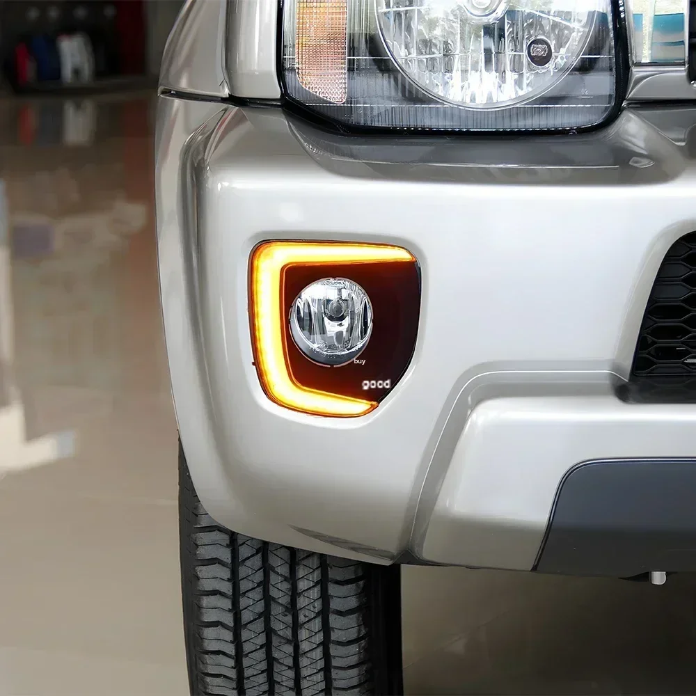 Montaje DRL automático para Suzuki Jimny 2012-2018, actualización de parachoques delantero, luz LED de circulación diurna dinámica de alta calidad, accesorios para coche