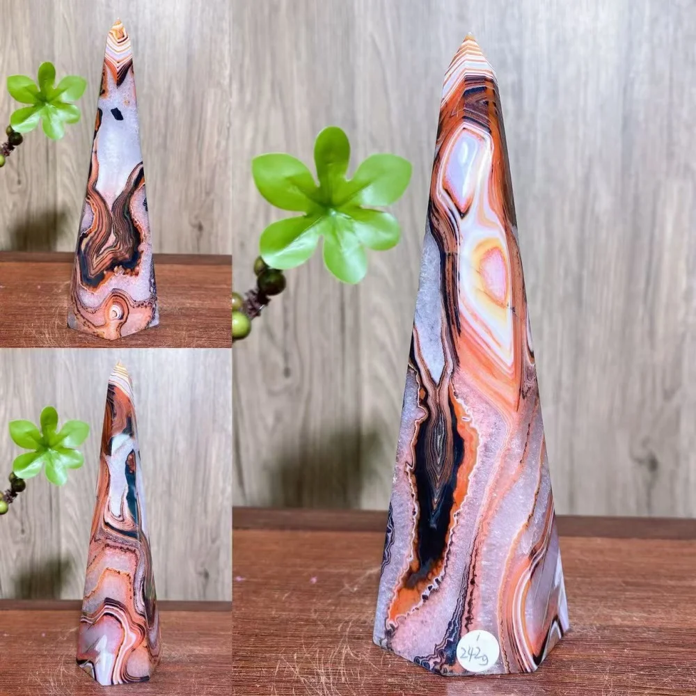 

1 шт. натуральный уникальный агат-сардоникс, башни из смешанного кварца, целебный кристалл, энергия Рейки, декор для дома, подарки