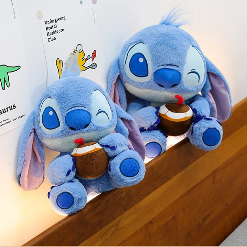 

32/90 см Disney Лило и Стич плюшевая мультяшная игрушка аниме мягкая кавайная кокосовая мягкая кукла плюшевая детская игрушка на день рождения, Рождество, подарки
