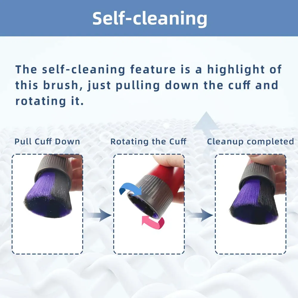 ل دايسون V7 V8 V10 V11 V12 V15 مكنسة كهربائية Traceless إزالة الغبار فرشاة لينة العالمي شفط رئيس الملحقات