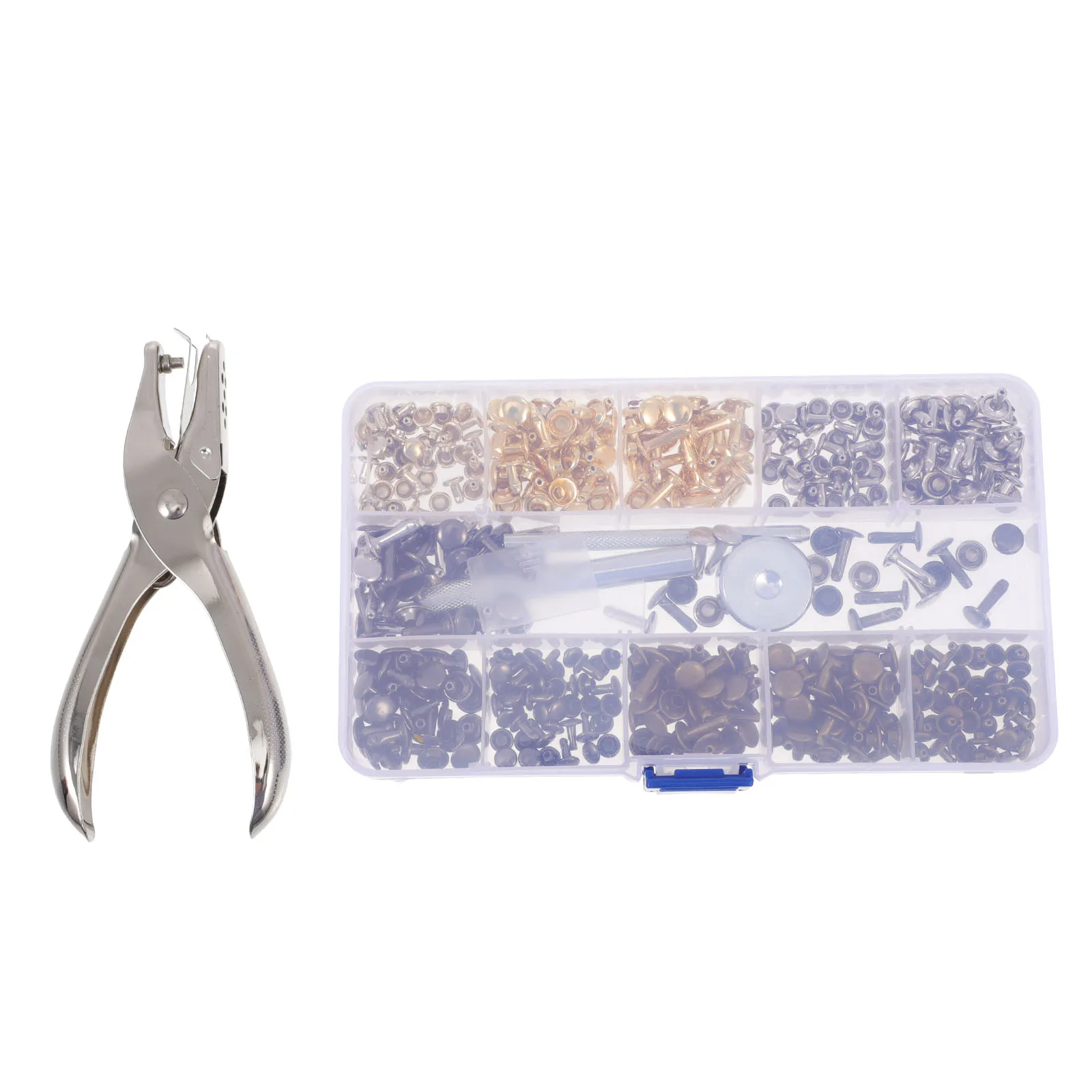 

Rivets Tool Set Double sided Decorative Rivets for Clothing Hat Materials Durable Craft Premium H made Practical DIY