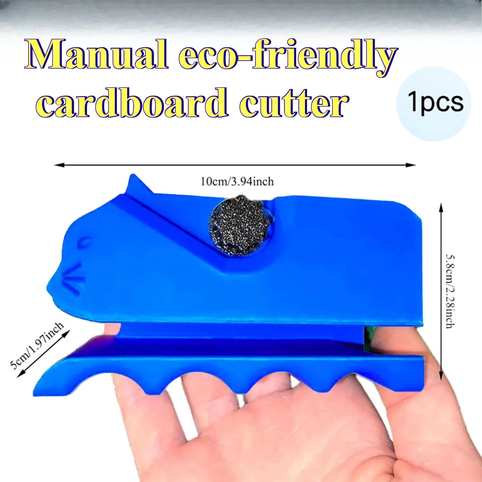 

DIY Cat Scratcher Cutter Cardboard Recycling Tool Cartoon 3D Printing Cardboard Strip Stripper for Cat Scratchers