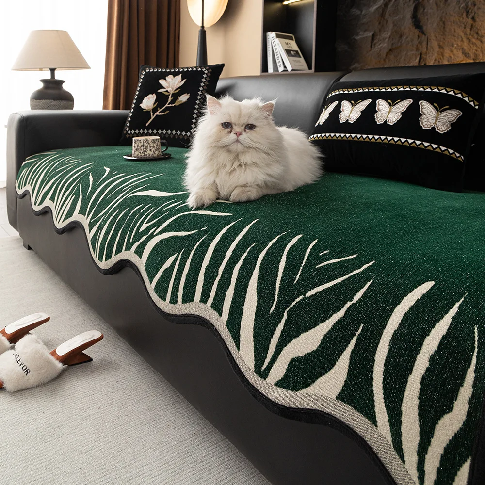 

2025 New Four Seasons Universal Sofa Cushion High-grade Light Luxury Simple Fixed Non-slip Sofa Cover Irregular Shaped Cushion