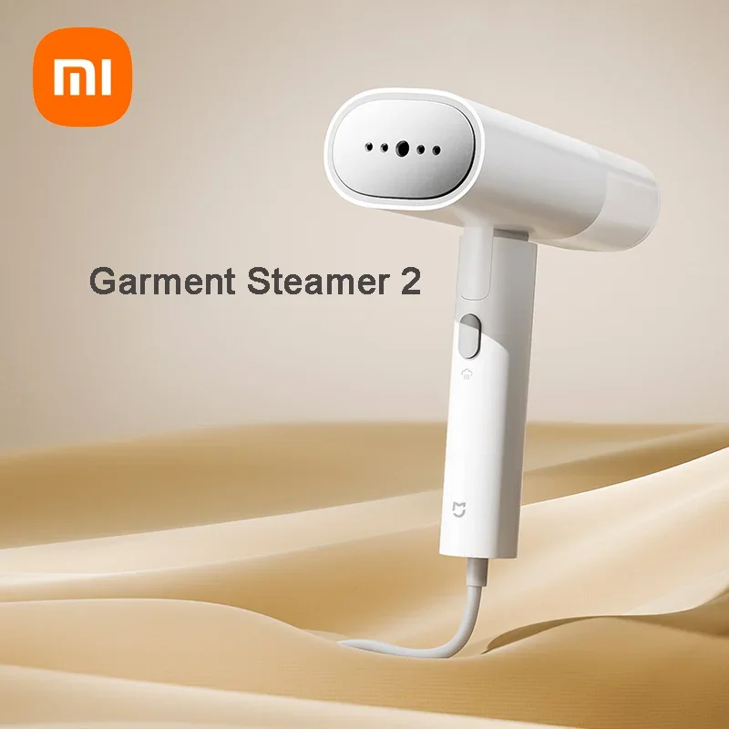 XIAOMI MIJIA Foldable Garment Steamers Iron 2 Home Clothes Generator Handheld Mini Electric Mite Removal Steam Cleaner Portable