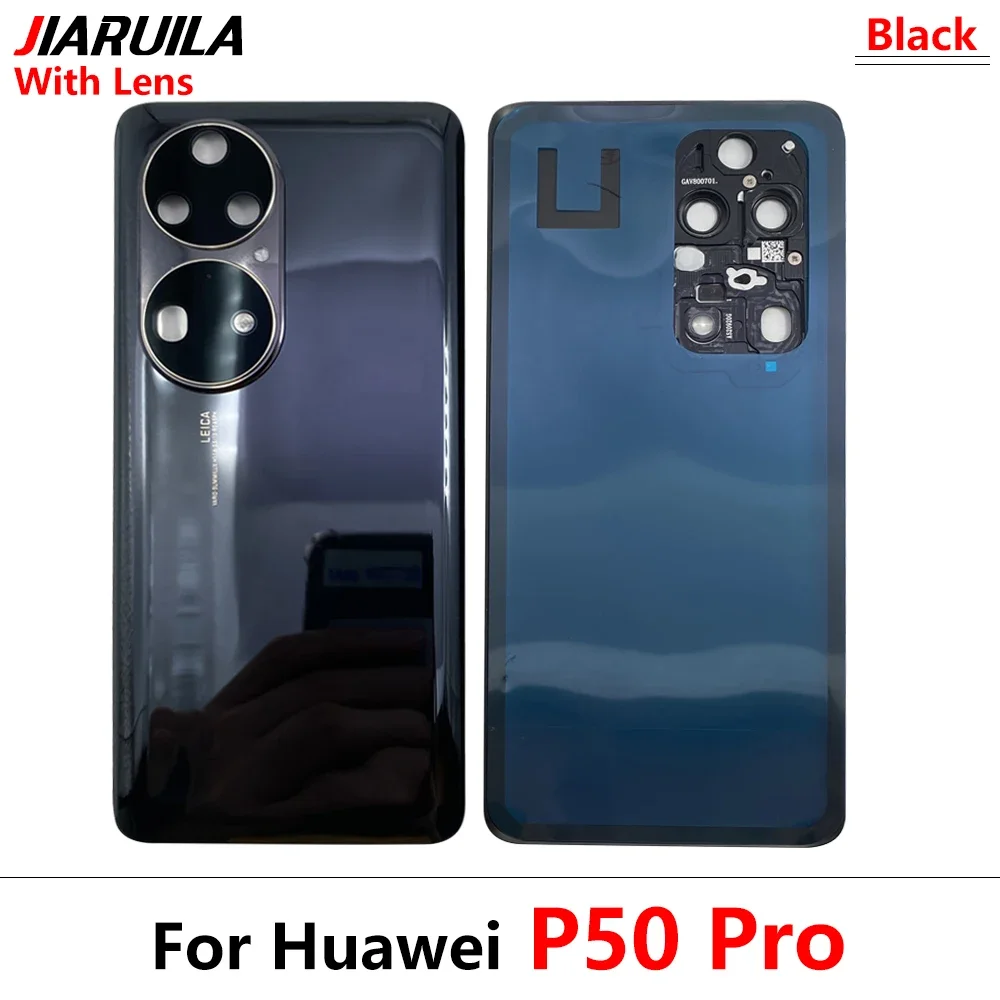 NEW Back Glass Rear Cover For Huawei P50 Pro Battery Door Housing Battery back cover With STICKER Adhesive P50 Pro