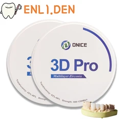 Materiał dentystyczny Cyrkonia Wielowarstwowy blok Otwarty System 98mm 3D PRO Wielowarstwowy dysk cyrkonowy CAD CAM Zastosowanie w laboratorium dentystycznym