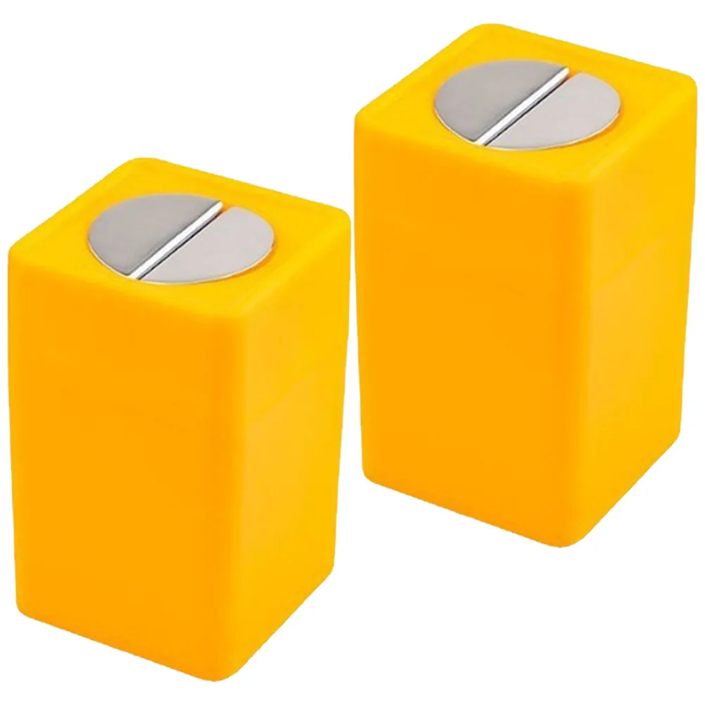 

2pcs Waste Blades Storage Box Portable Compact Design For Home Office Dorm Safety Reusable Broken Blades Container Case