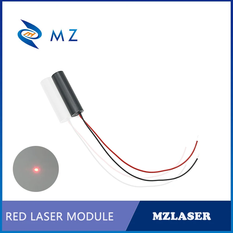 Red Dot Laser Diode Module Hot Selling Compact Mini D12mm 660nm 1mW 3V 5V 12V 24V Class II Spot Laser Industrial Grade