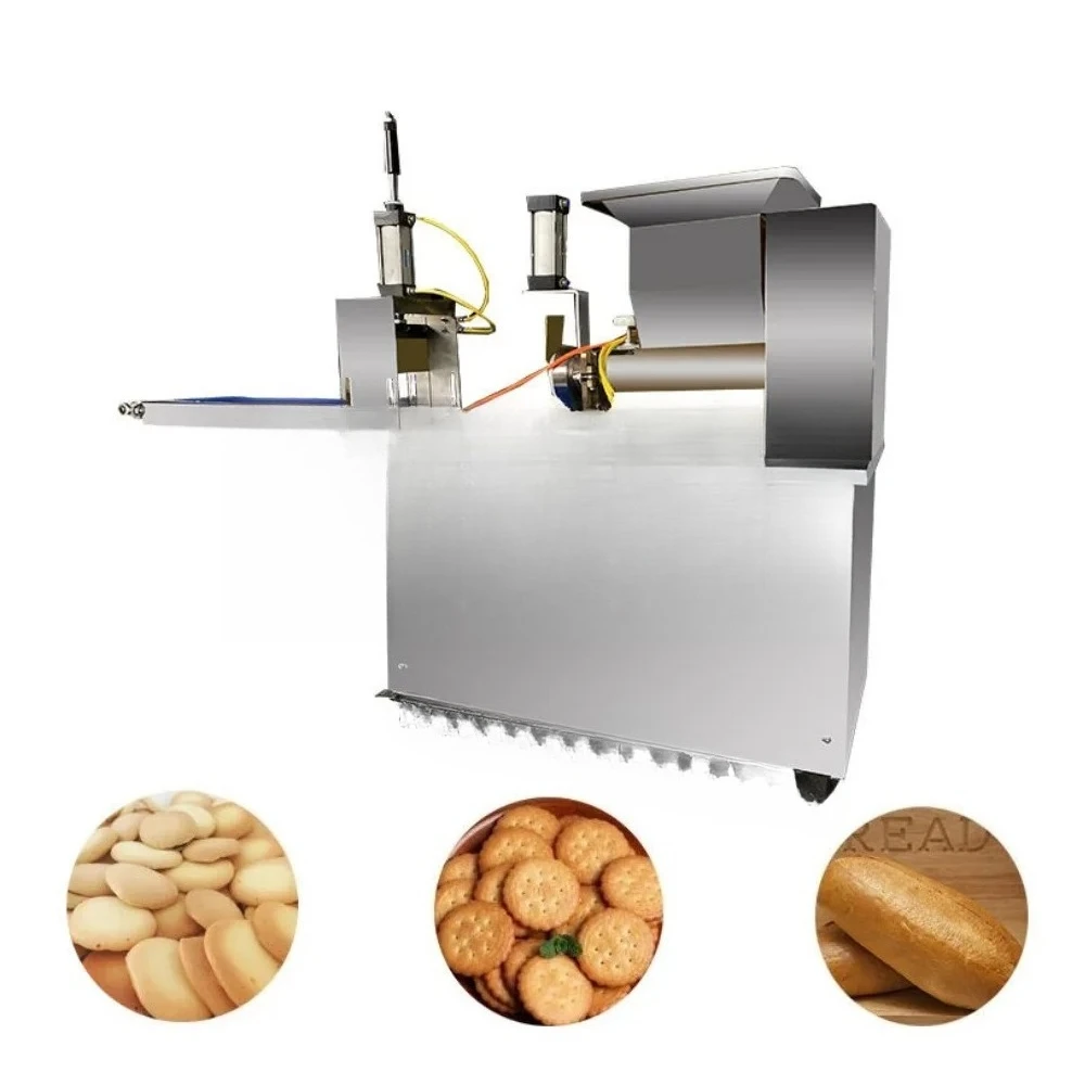 

Stainless Steel Cookie Dough Divider Ball Cutting Moudling Machine Roti Cake Chapati Bread Hard Biscuit Small Production Line