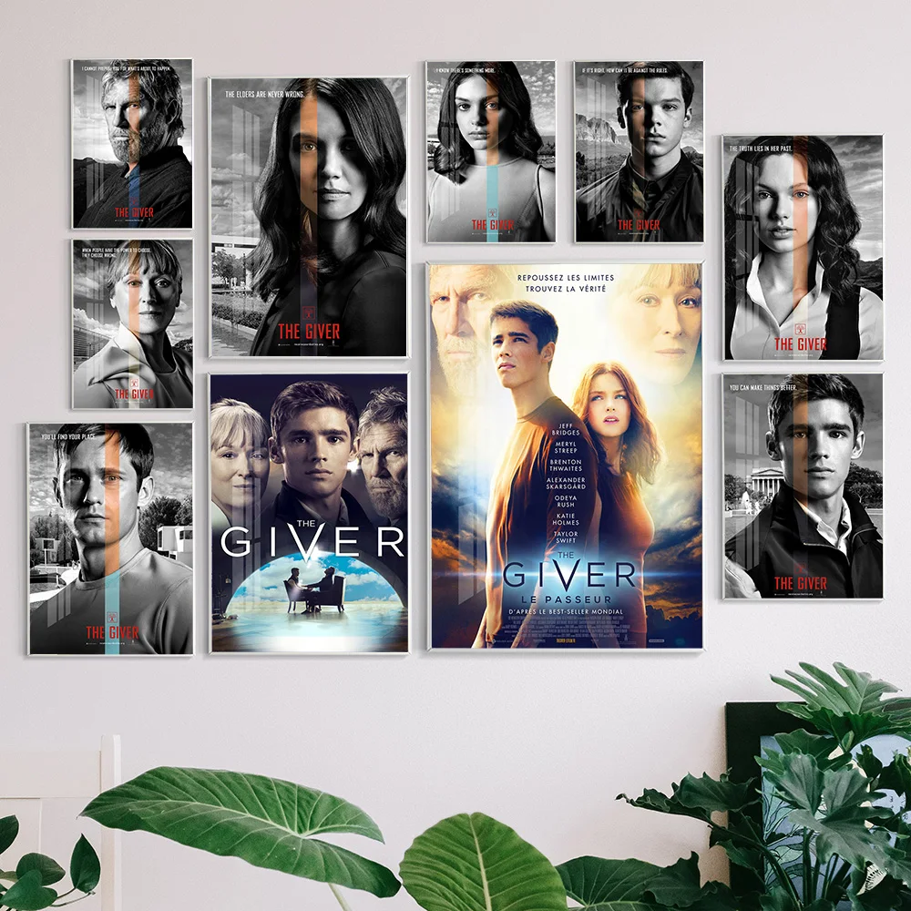 The Giver Dystopian Drama Film Print Art Poster Movie Canvas Painting Wall Picture Home Background Decor