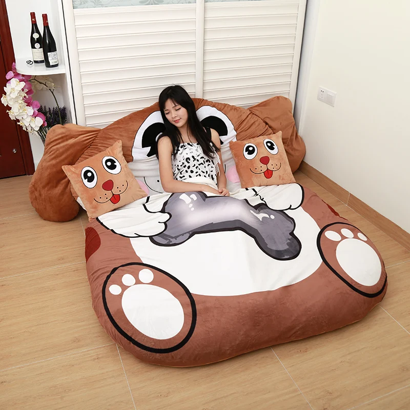 Creative Mattress Dog Cartoon Tatami Mattress Cute Bedroom Cloth Bag Small Sofa Floor