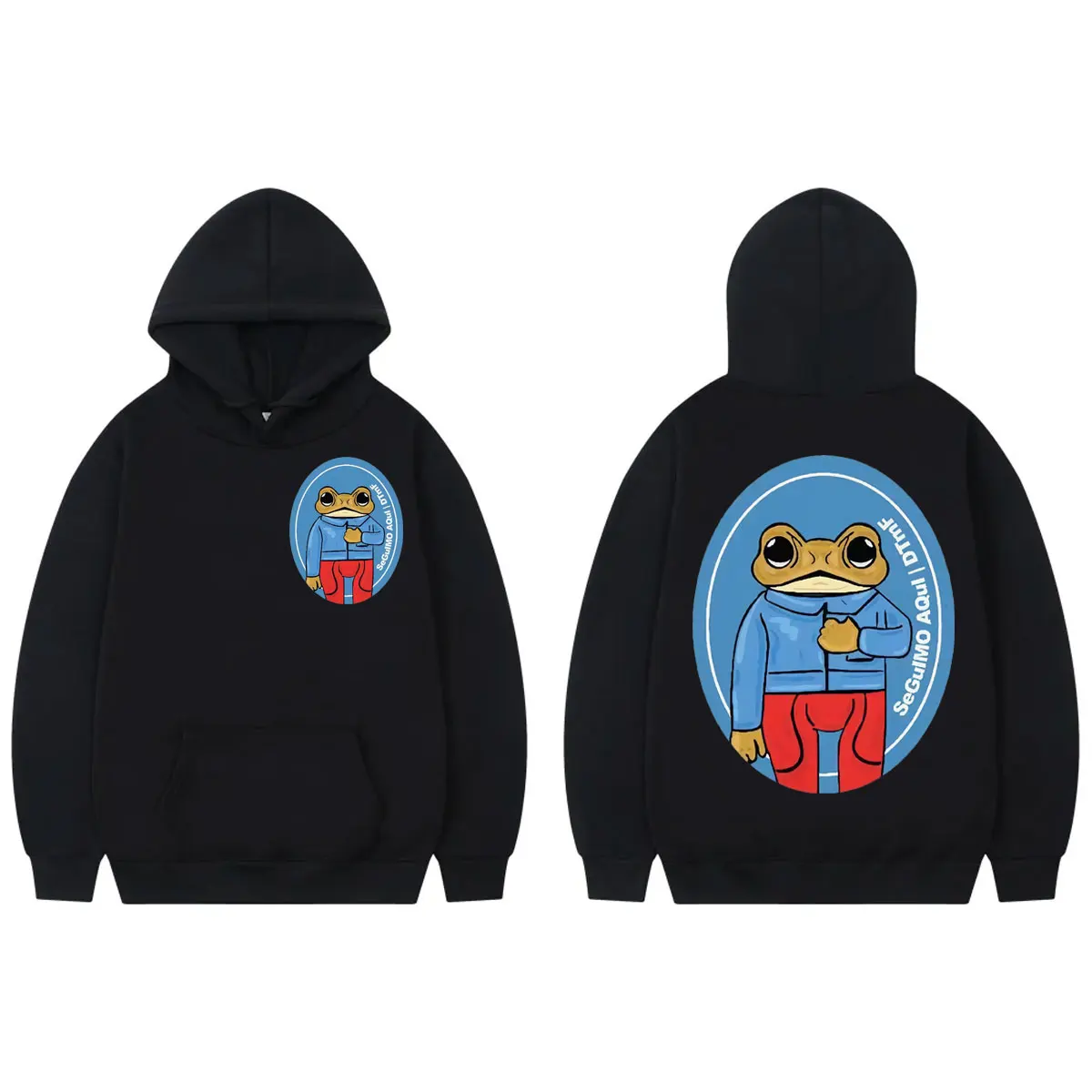 Rapper Bad Bunny DTMF Double Sided Print Hoodie Men Women Harajuku Hip Hop Hooded Sweatshirts Fashion Casual Oversized Pullovers