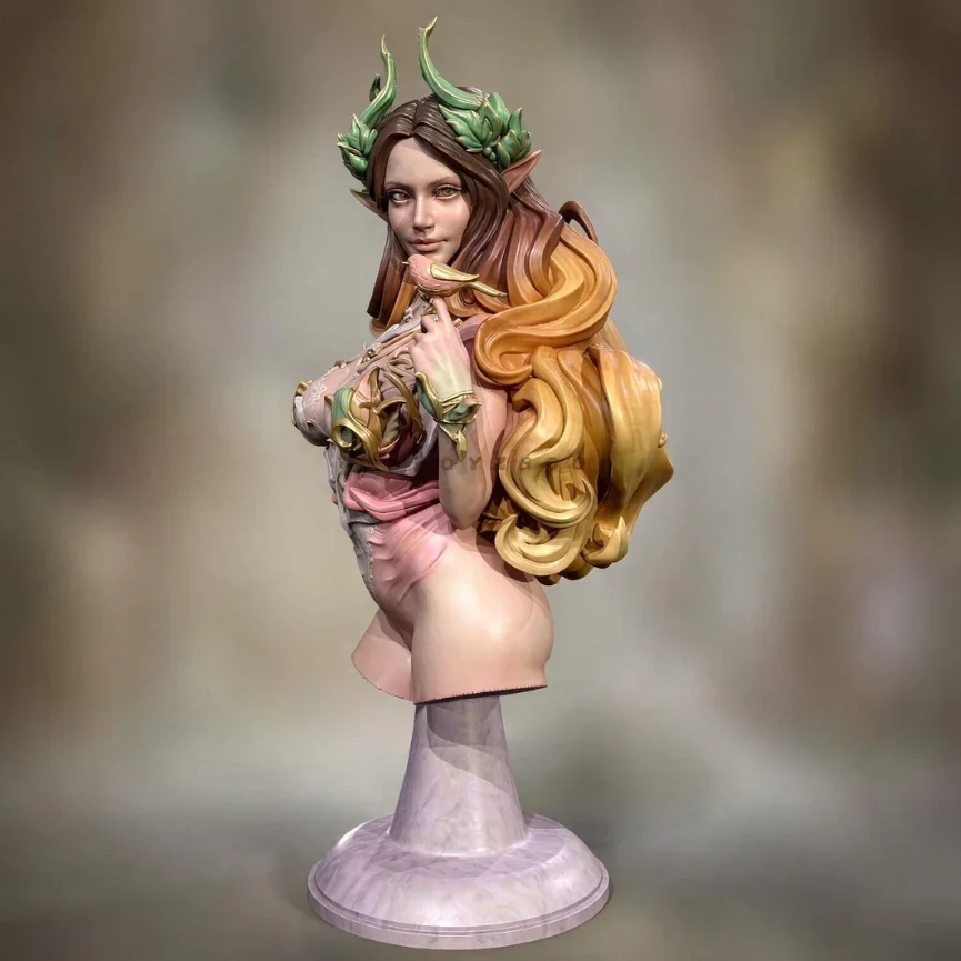 Full height 75mm 95mm Resin bust model beauty kit self painted and assembled TD-7694/3D