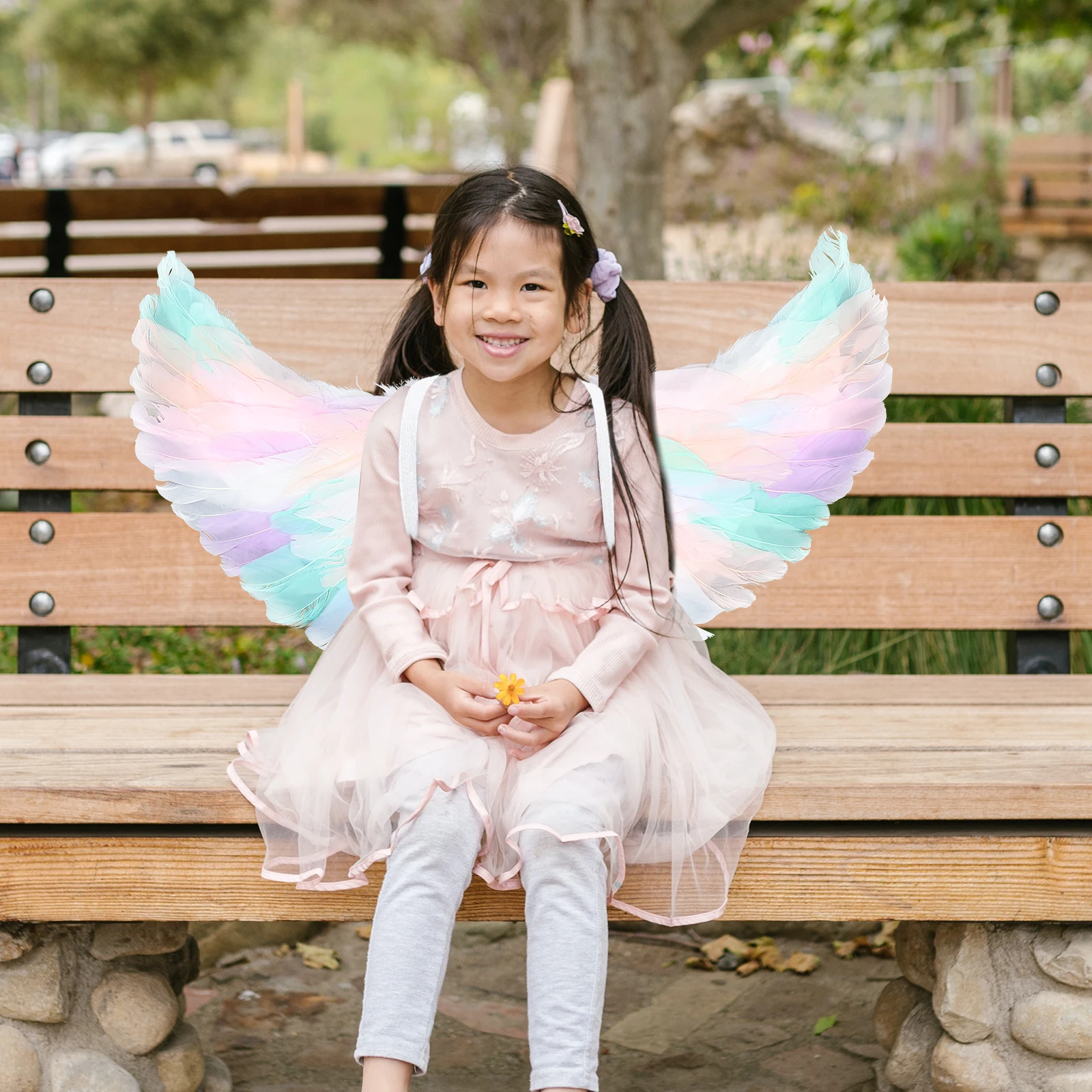 

Angel Plume Christmas Performance Prop Plume Wing Wing Props Kids Christmas Performance Stage Accessories
