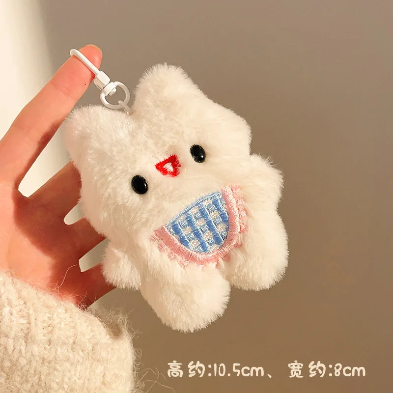 Cartoon Plüsch Puppe Schlüsselbund Tasche Charms Capybara Stern Bär Kaninchen Frosch Panda Erdbeere Bär Gans Puppe Schlüsselanhänger Weihnachtsgeschenke