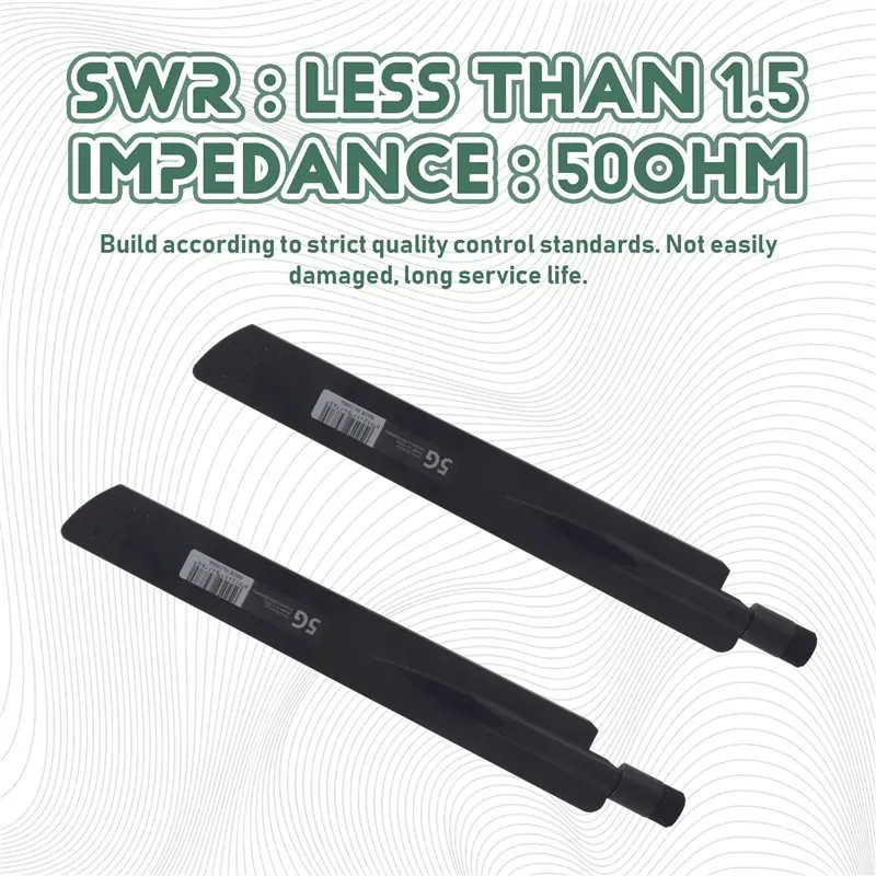DIGIT-2 Pcs 3G 4G 5G Antenna 600-6000Mhz 18Dbi Gain SMA Male For Wireless Network Card Wifi Router High Signal