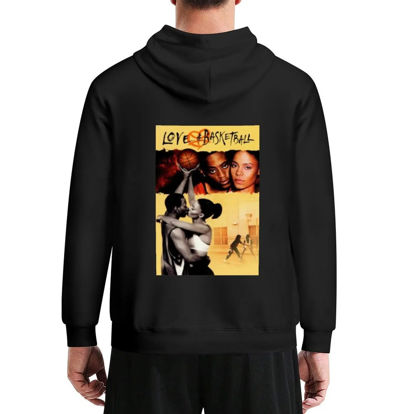 

love and basketball cover poster t shirt Hoodie anime clothing mens clothing men's autumn clothes blouse hoodie oversize