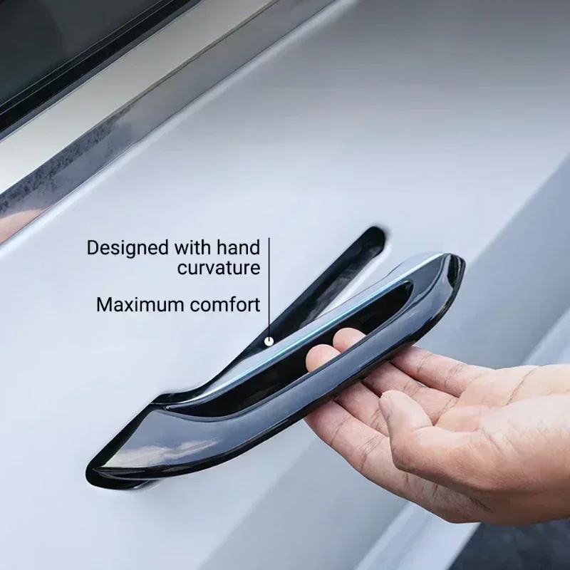 Car Antifreeze Door Handle for Tesla Model Y/3/3+ Highland 2024 Frost Proof Door Handle Patch Cover ABS Auto Modification Parts