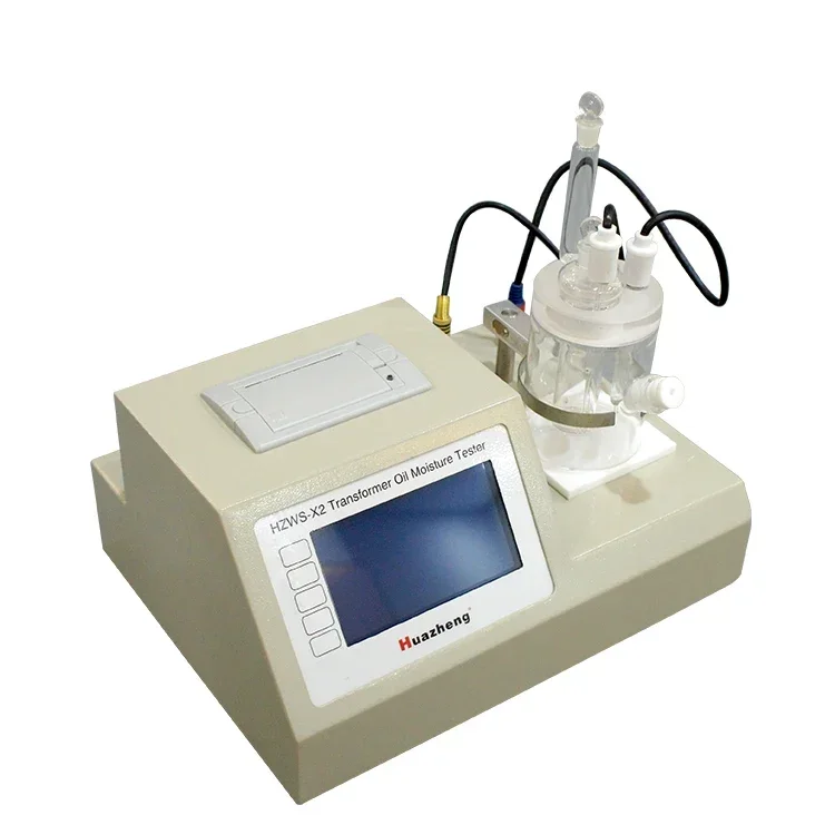 Huazheng  transformer oil water moisture detector oil water content determination automatic karl fischer titrator