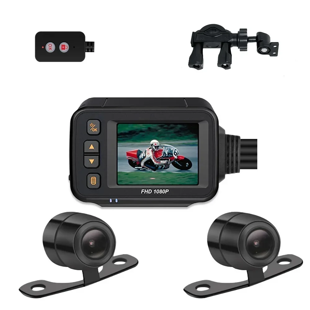 

New Motorcycle Driving Recorder Waterproof 720P High Definition Dedicated for Motorcycle Travel High-Definition Camera DVR2-Inch