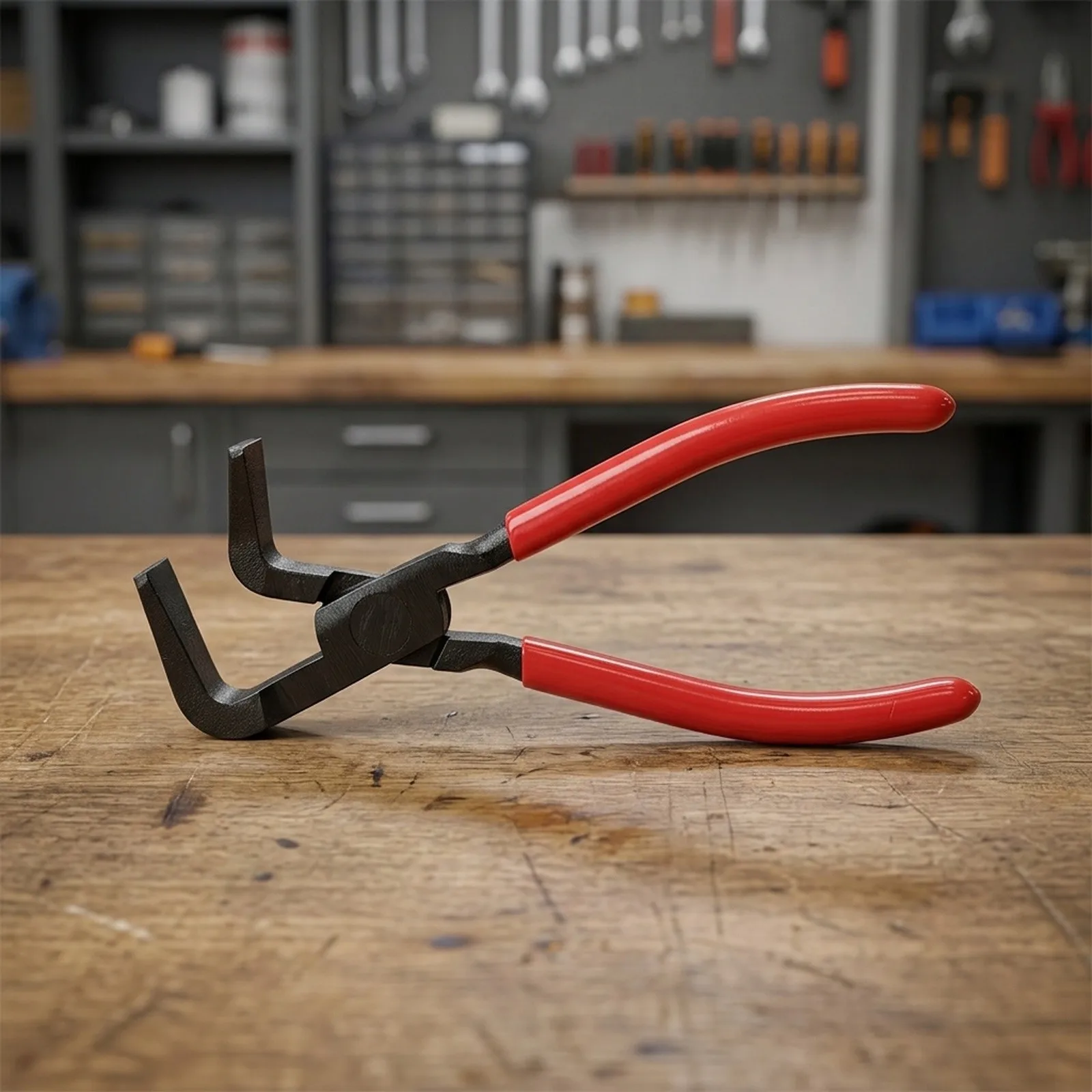 Metalworking Folding Pliers for Edge Bending on Thin Gauge Steel Iron and Aluminum Sheets in Workshop or Field Use