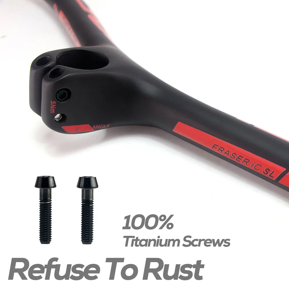 SYNCROS   MTB Carbon Fiber  Integrated Mountain Handlebar FRASER IC SL -8 -17 -25 Three Specifications with Titanium Screws