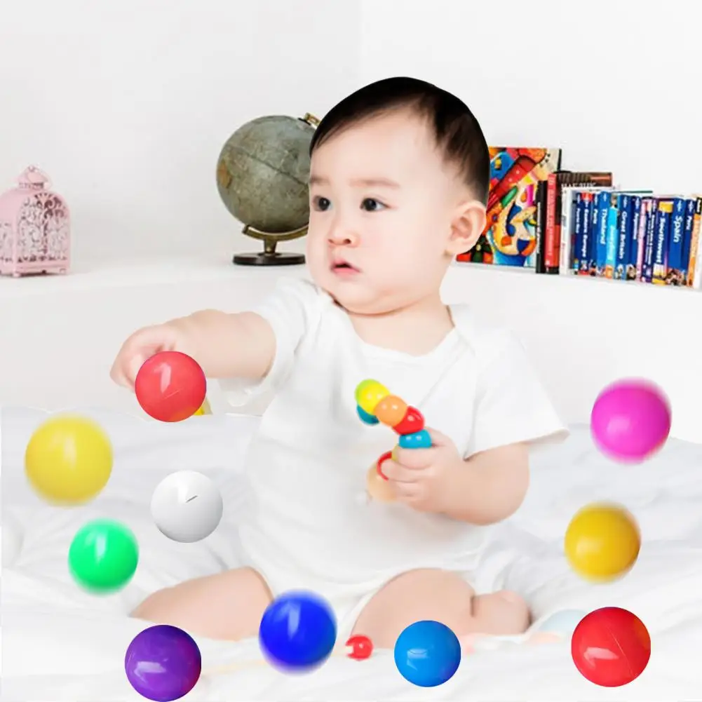 Ball Kit 100pcs Colorful Pit Ball Set for Safe Indoor Outdoor Baby Toddler Kids Thickened Pe Crush Proof Bpa Phthalate